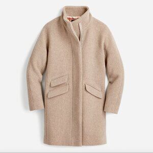 J. Crew Cocoon coat in Italian stadium-cloth wool blend - Size 00